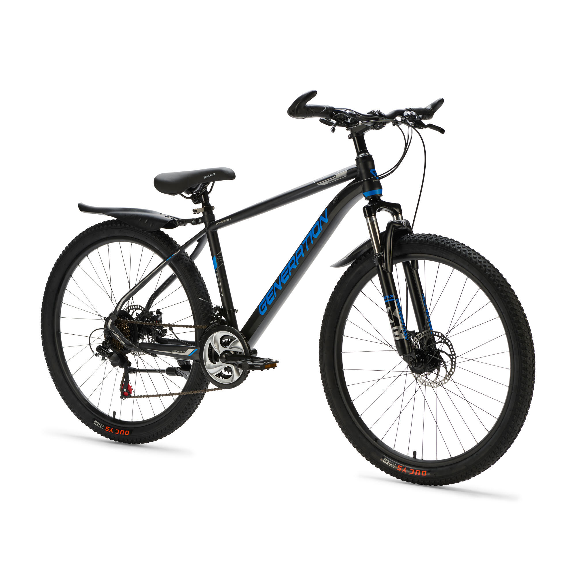Generation GT600 Mountainbike 26 Inch - Blauw - Spatborden 3/5