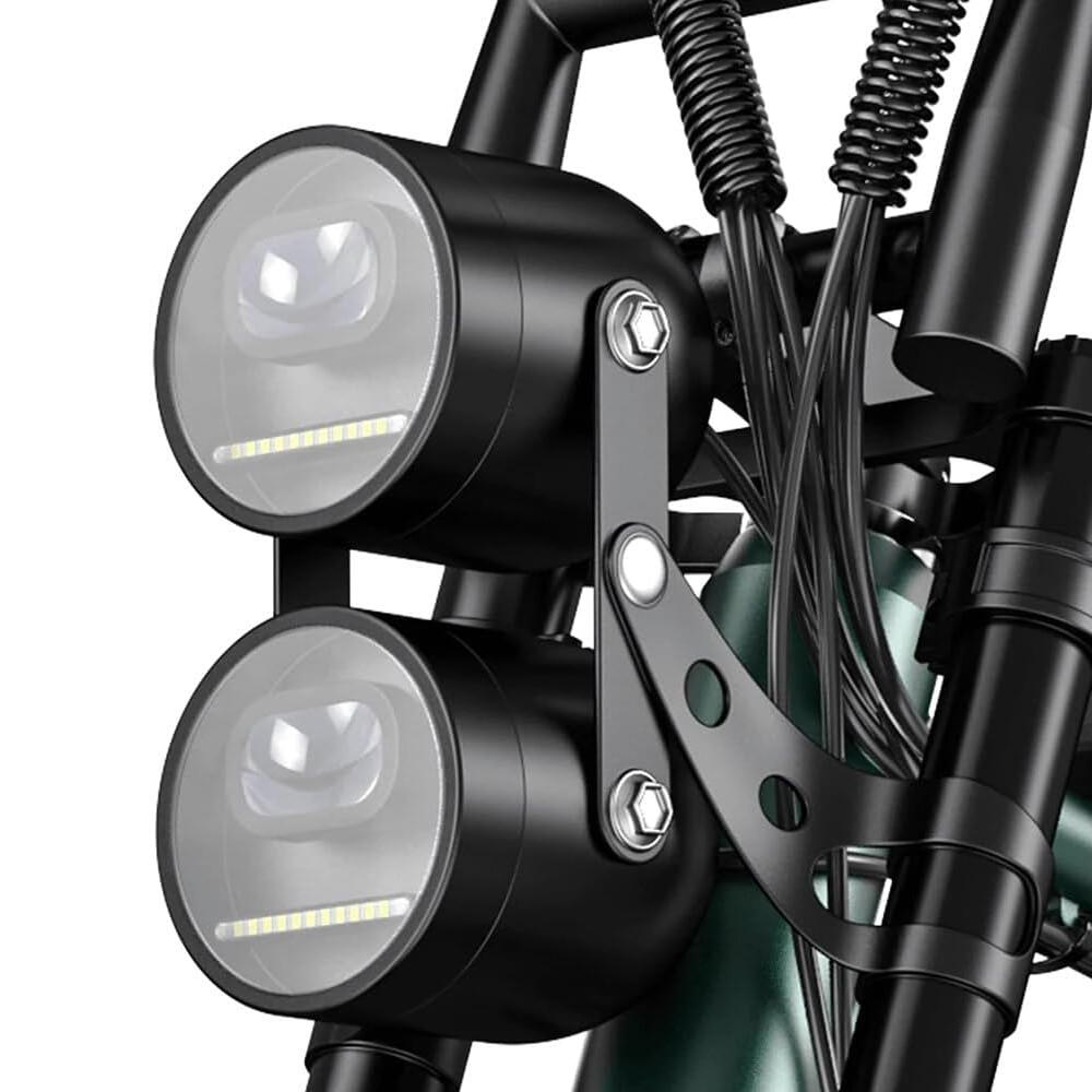 Bicicleta eléctrica ENGWE M20 de 20 pulgadas, batería dual de 48 V y 26 Ah 5/7