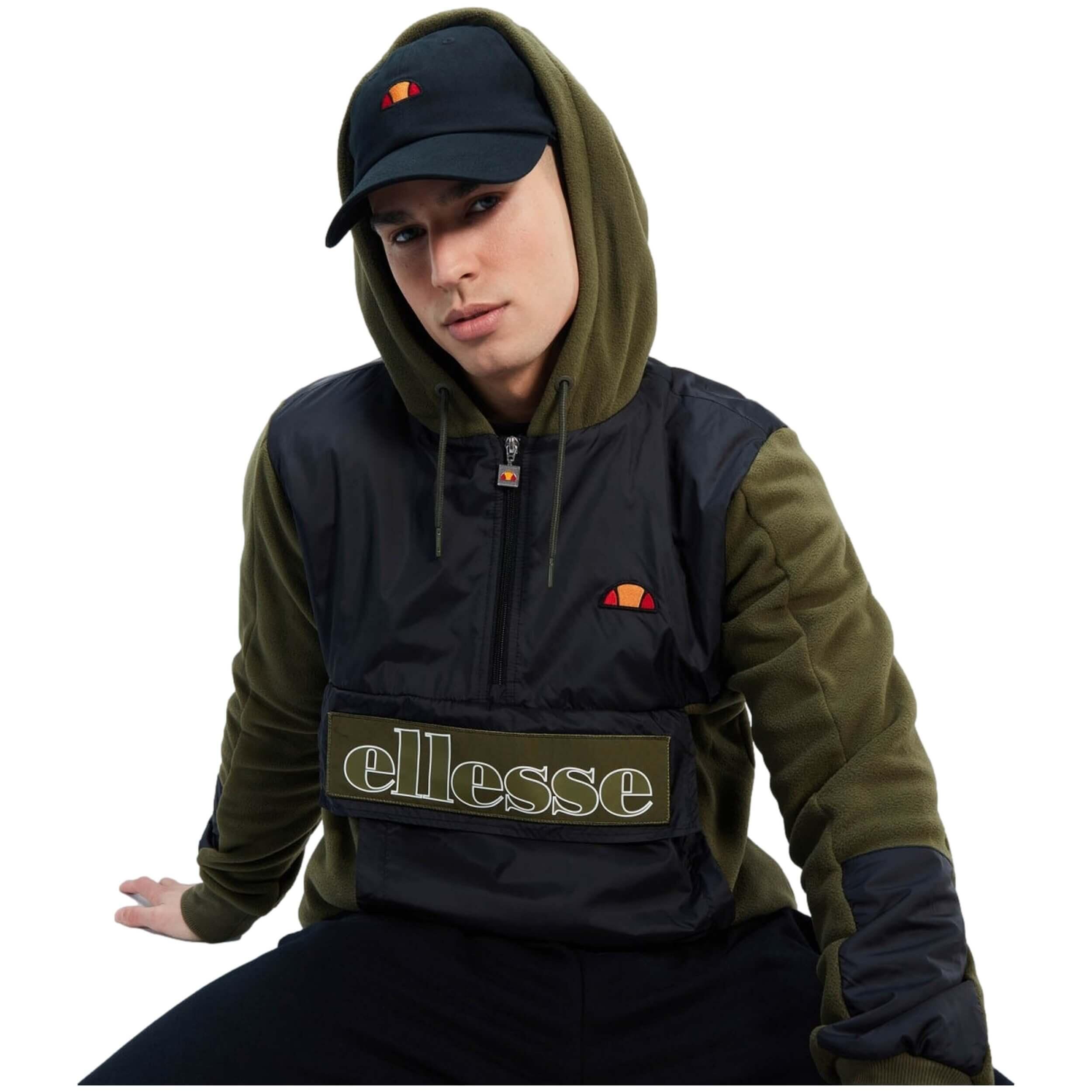 Sweat à capuche Ellesse modèle SHR07433-GREEN pour homme 5/5