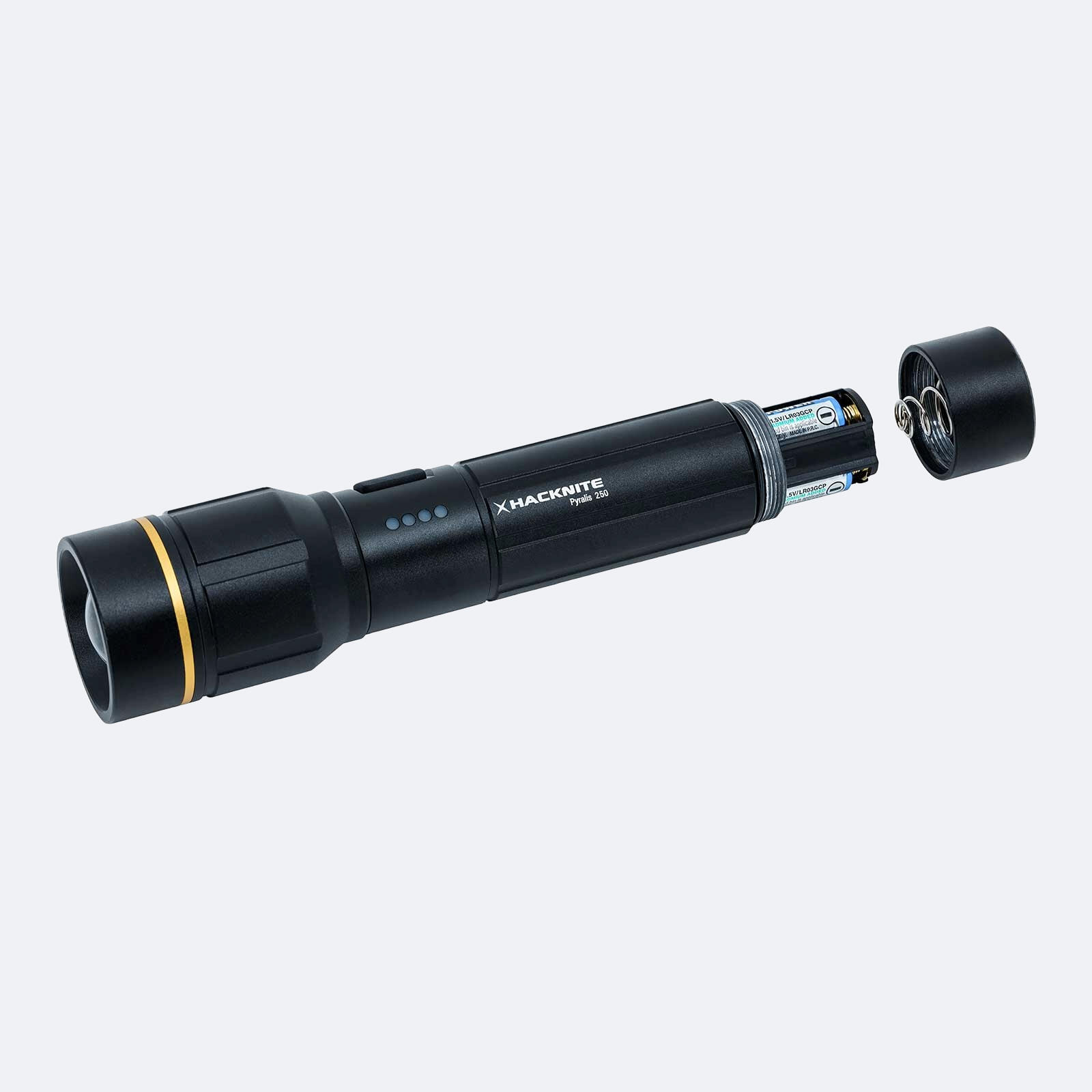 Krachtige LED-zaklamp - 250 Lumen - PYRALIS 250 - met axiale zoom 3/4