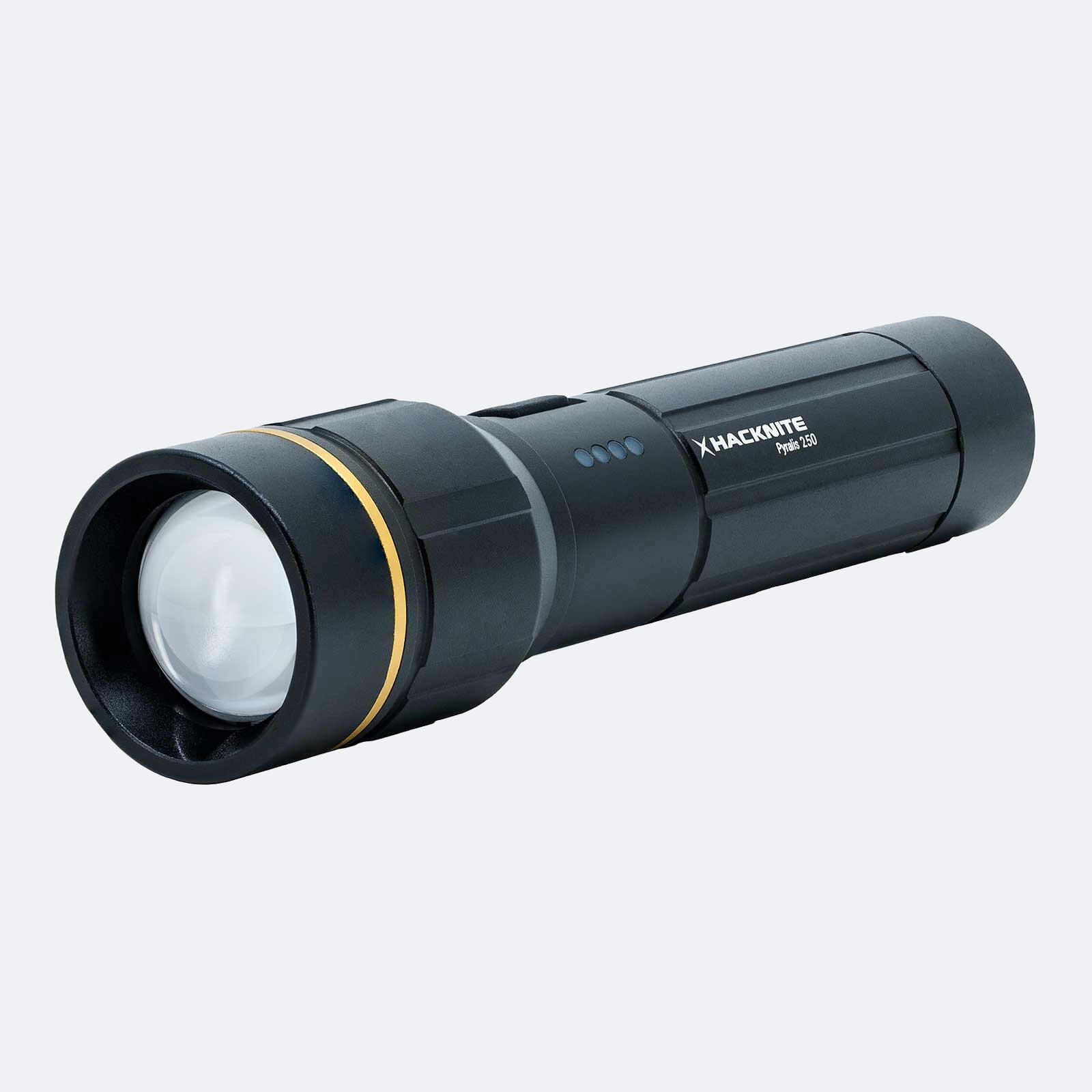 HACKNITE Krachtige LED-zaklamp - 250 Lumen - PYRALIS 250 - met axiale zoom
