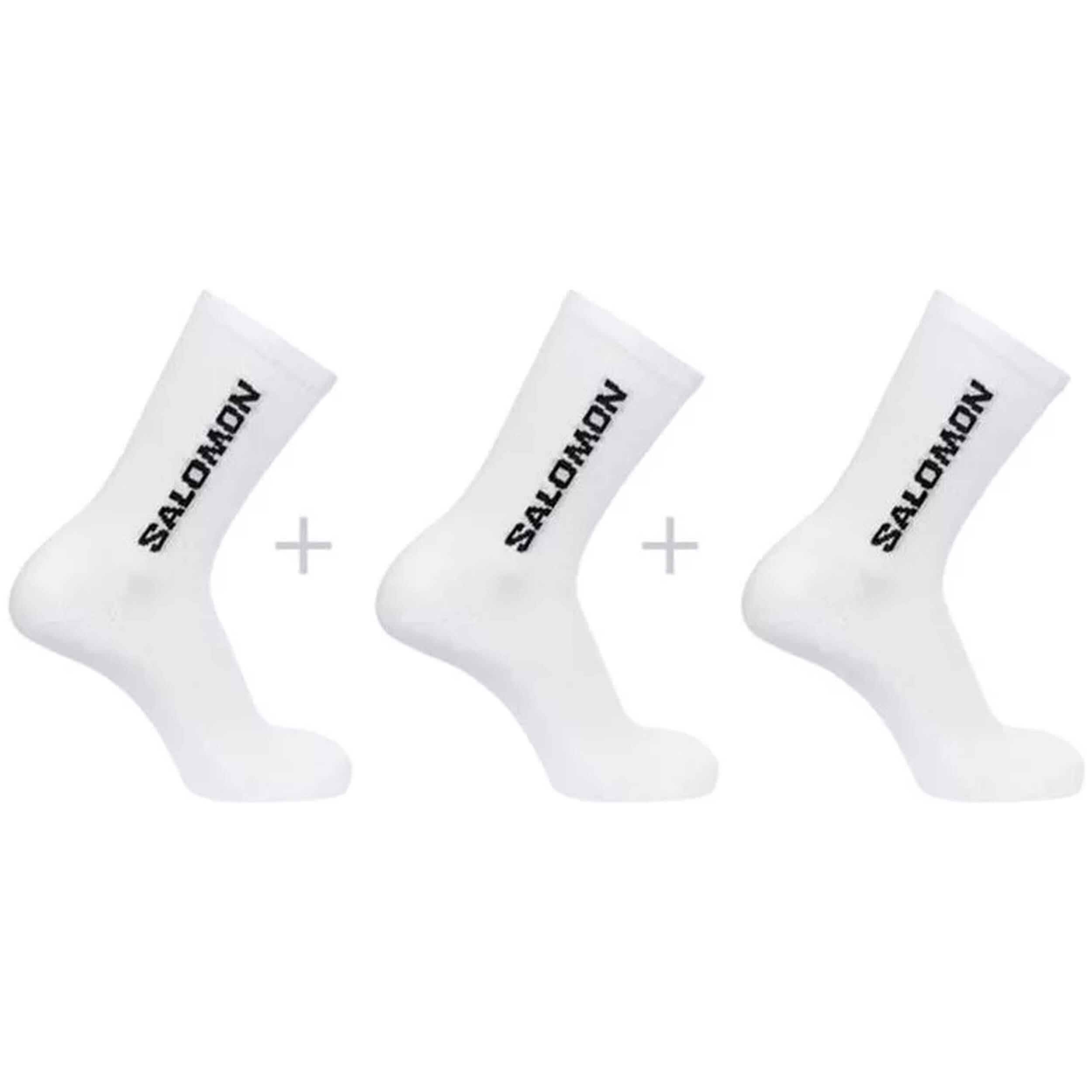 Salomon - Chaussettes Salomon Modèle Lc2086000 Pour Unisexe - Chaussettes - Blanc - 40 M - Decathlon