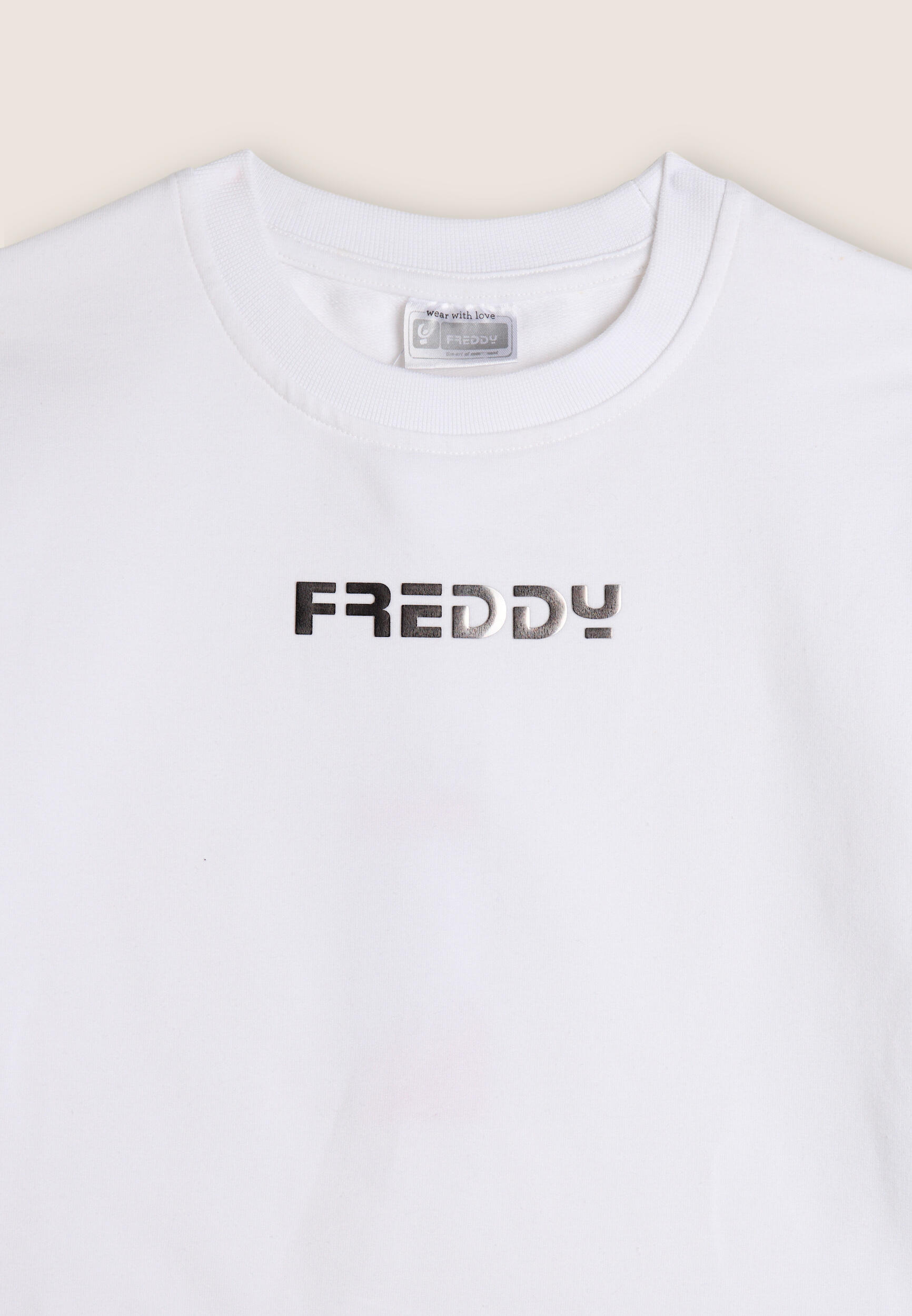 Felpa girocollo comfort fit con logo FREDDY 3/3