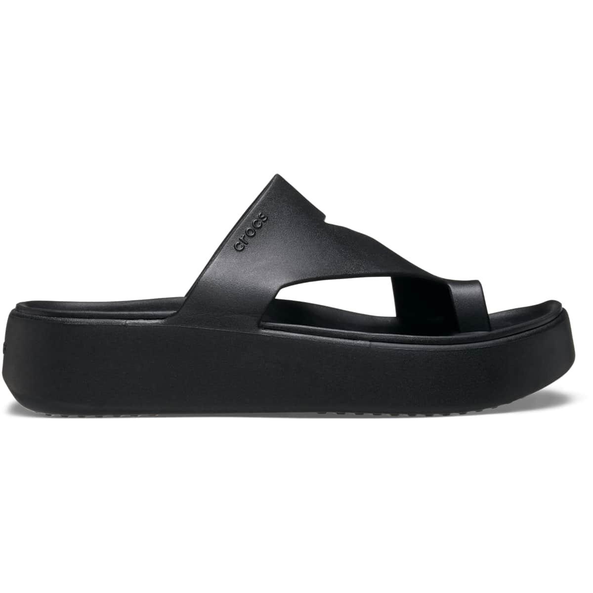 Crocs - Crocs Getaway Platform Toe Loop Women's Sandal - Sabots - Noir - Decathlon