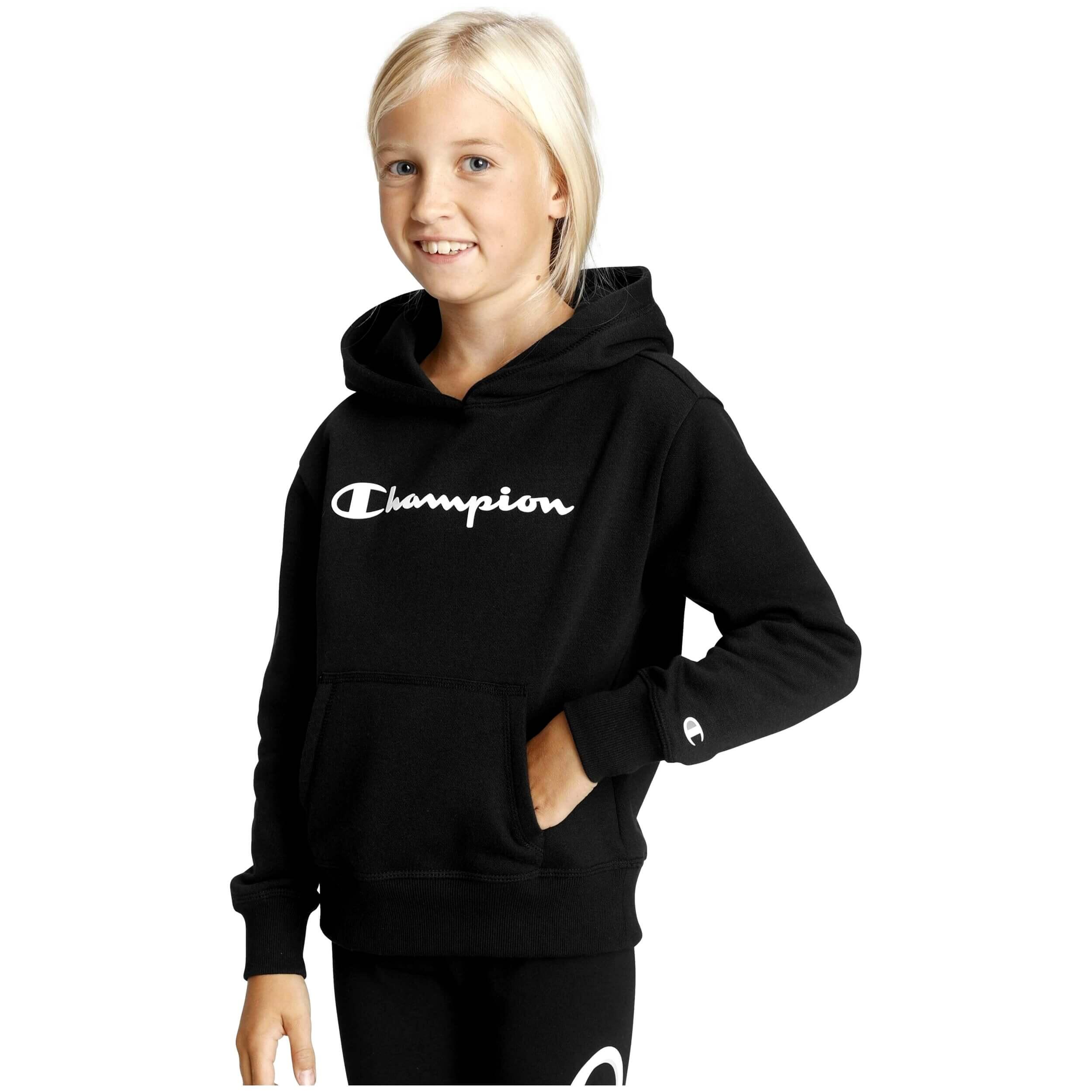 Sweat à capuche Champion modèle 403914-KK001 pour unisexe enfants 3/4