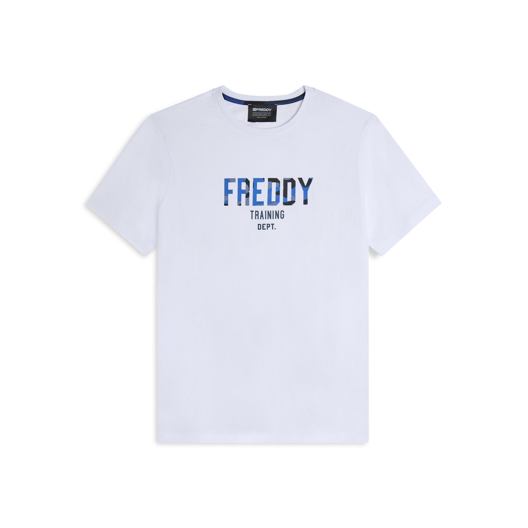 Freddy - T-shirt À La Coupe Confortable Avec Logo Maxi À Imprimé Camouflage - T-shirt Manches Courtes - Blanc - 38 S - Decathlon