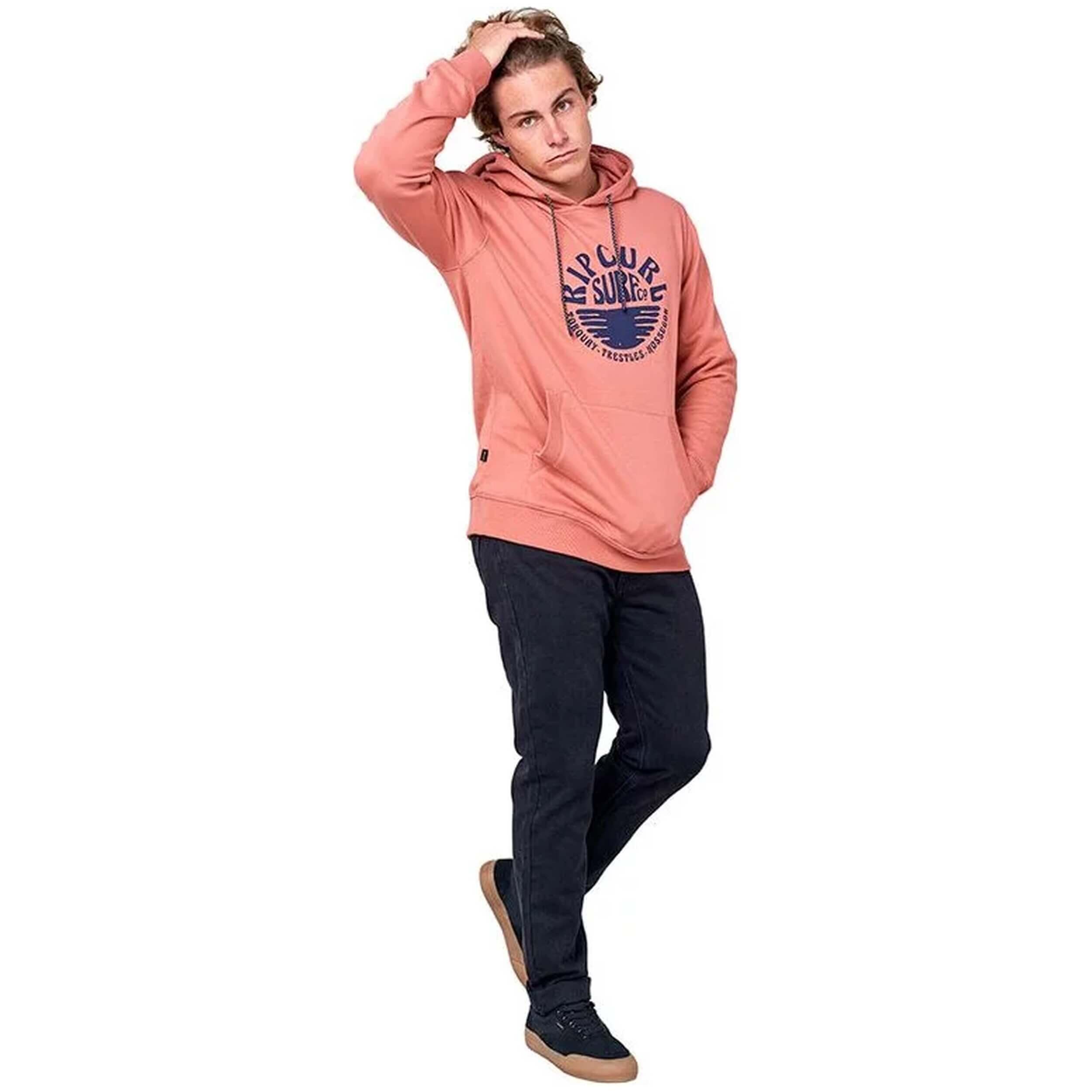 Felpa con cappuccio Rip curl modello CFEYS4-7091 per uomini 4/5