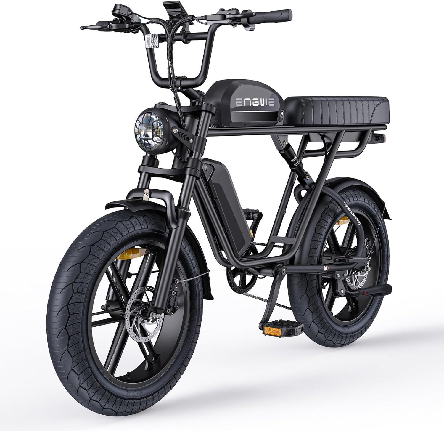 ENGWE Bicicleta de montaña eléctrica ENGWE M1 de 20'' con batería de 48 V y 28,6 AH