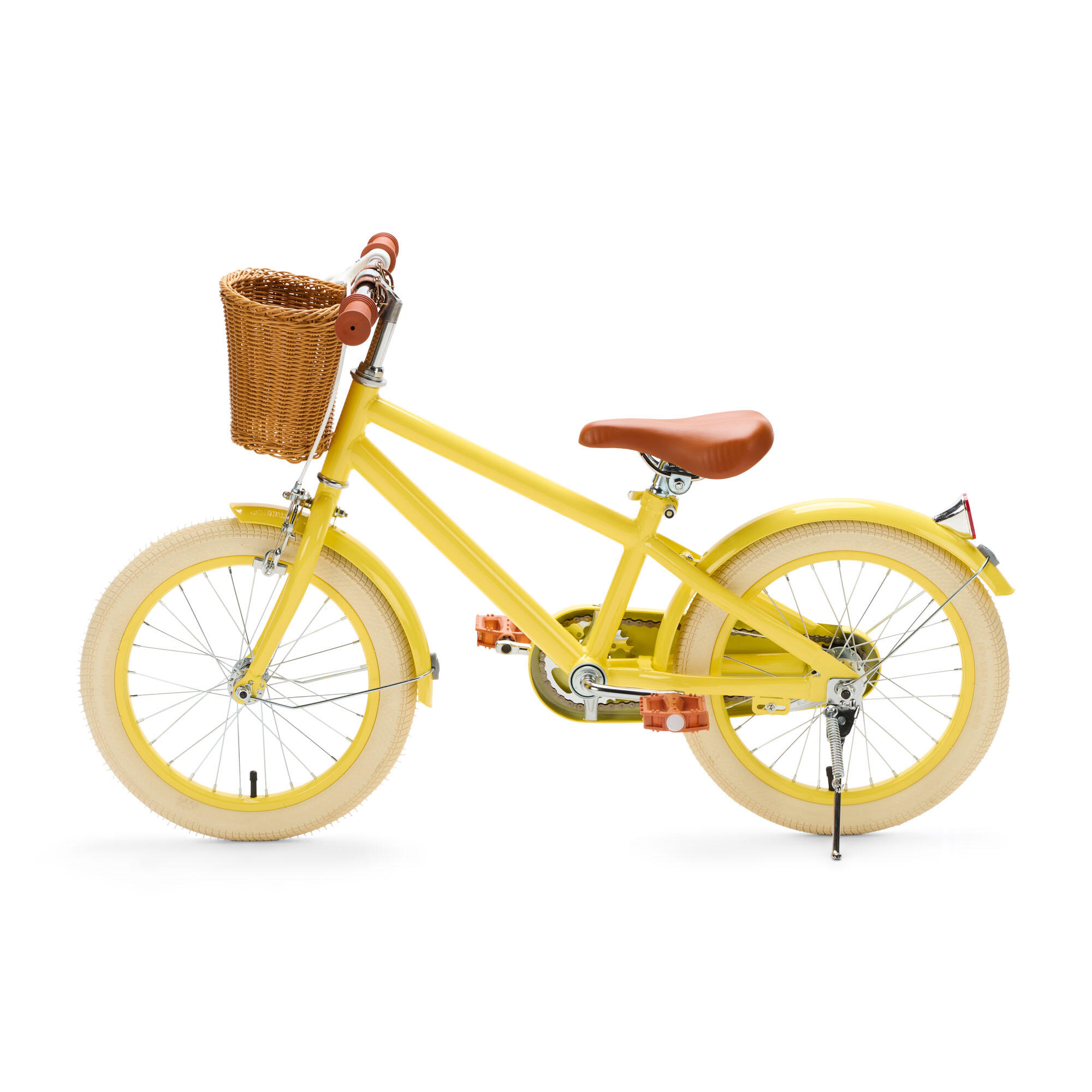 Generation Retro 16 pulgadas Amarillo – Bicicleta Infantil con Cesta 4/5
