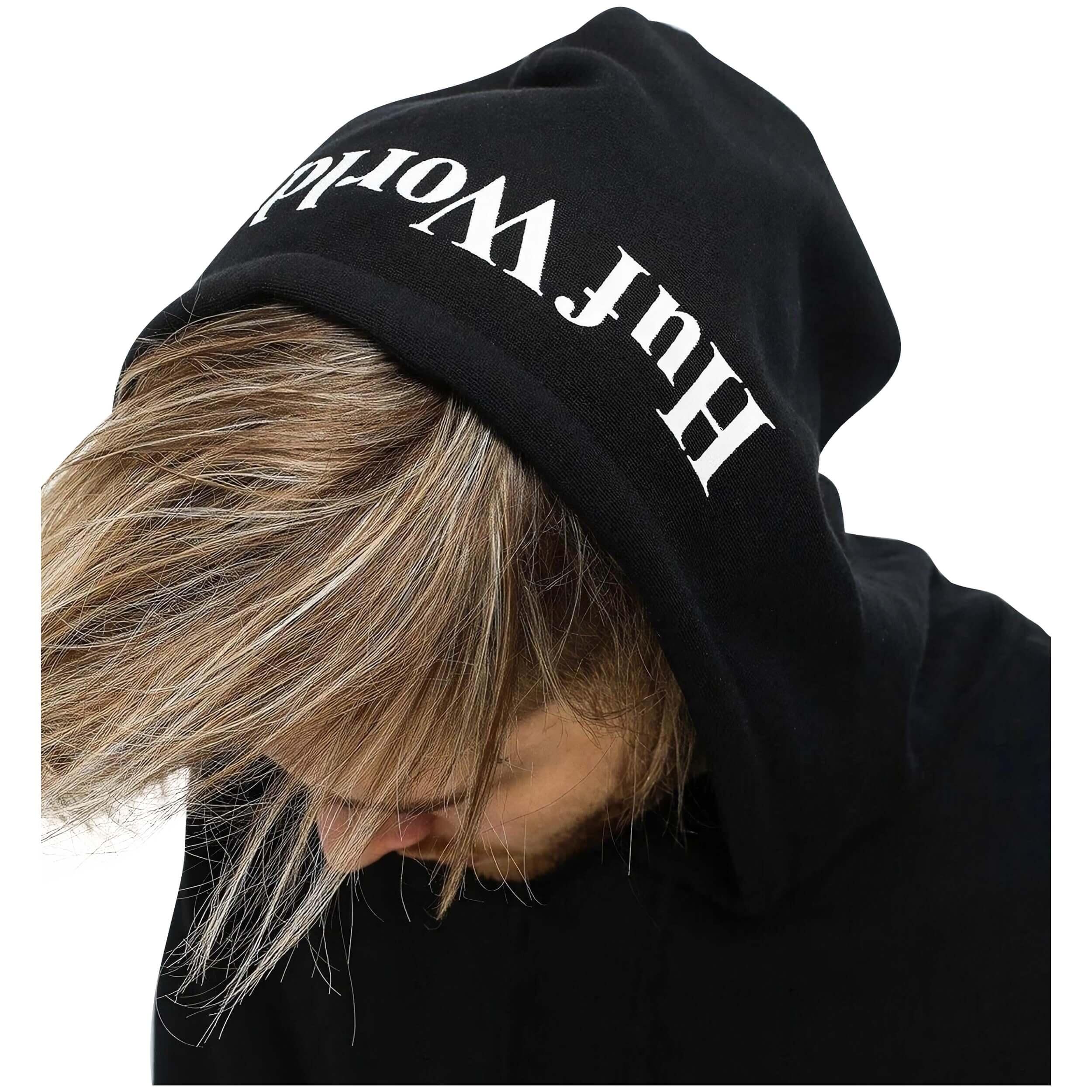 Sweat à capuche Huf modèle PF00098-BLACK pour homme 4/4