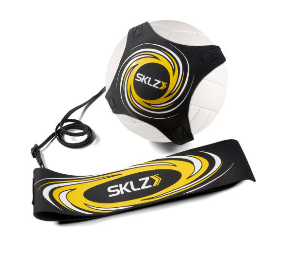 SKLZ Hit-N-Serve Allenatore di Pallavolo, Nero/Giallo - Migliora colpi e servizi 2/4
