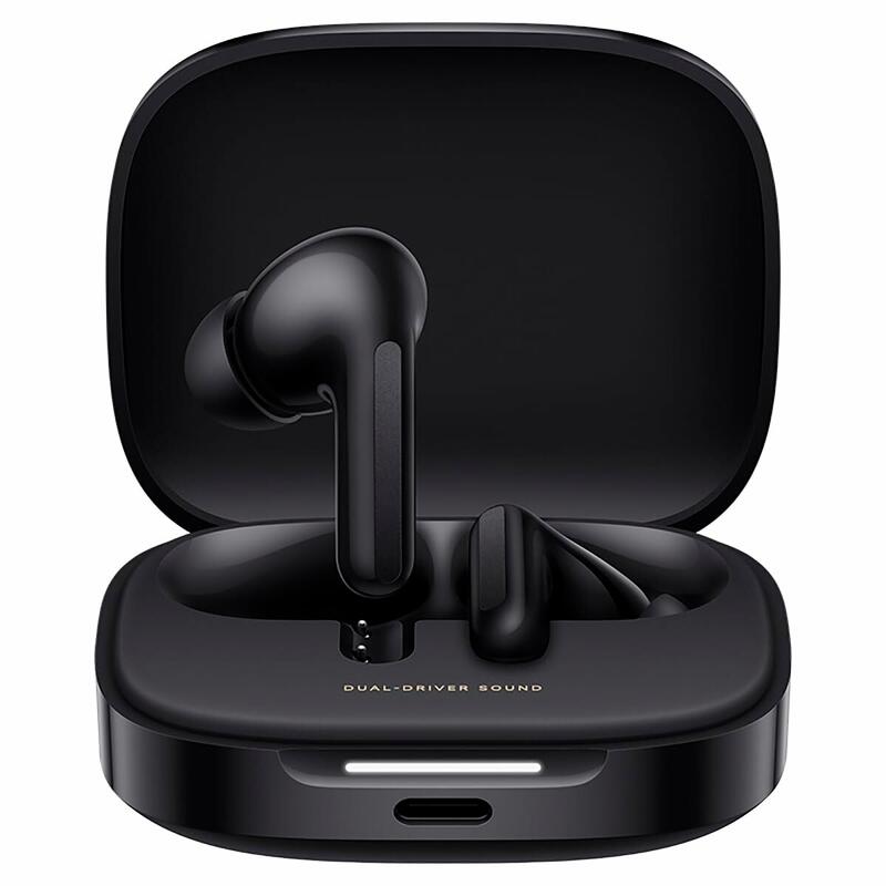 Căști fără fir cu carcasă de încărcare Xiaomi Redmi Buds 6 Negru