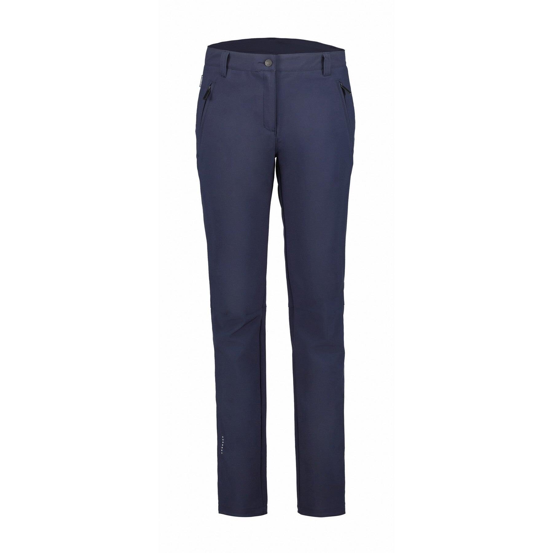 ICEPEAK Pantaloni softshell Icepeak Athens da donna, idrorepellenti e antivento, blu