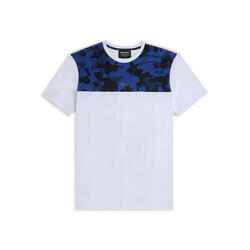 T-shirt avec pièce décorative camouflage