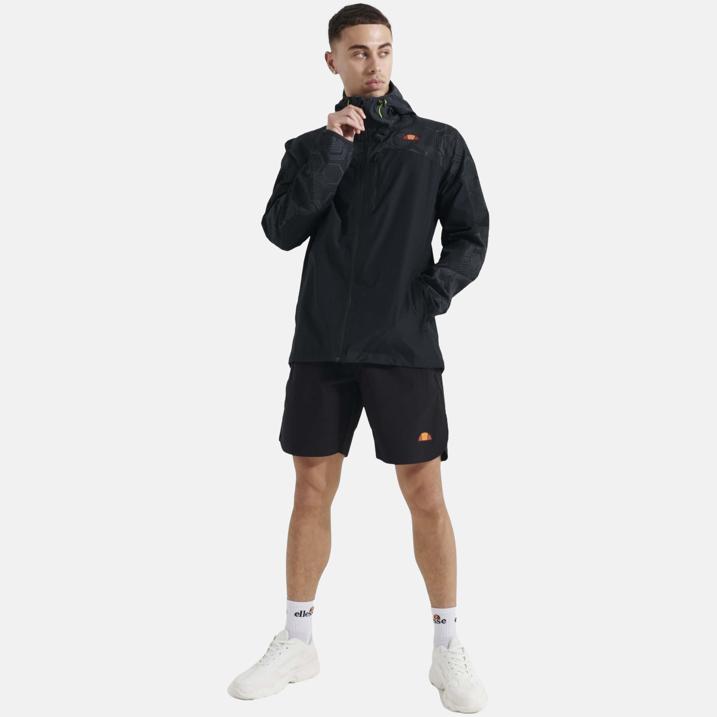 Felpa con cappuccio Ellesse modello SXP16072-BLK per uomini 4/4