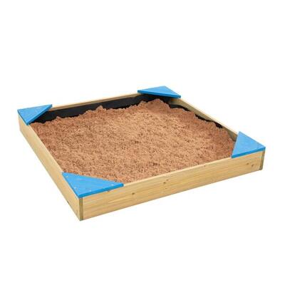 Sandkasten mit Schutzdecke Braun FSC®