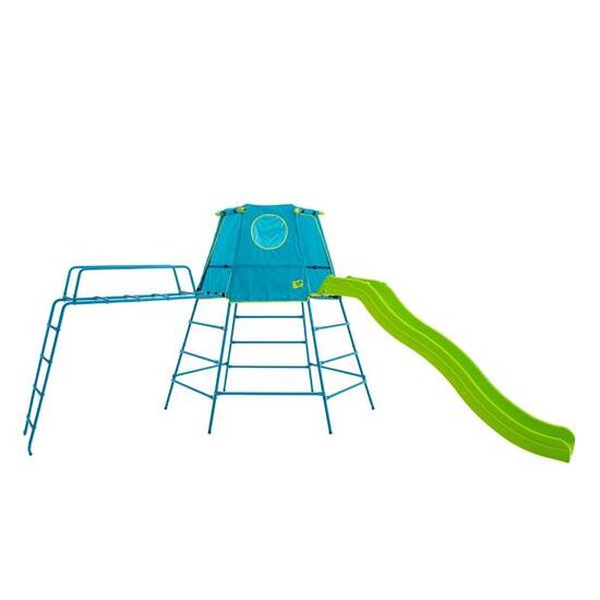 Entwickelnder Spielplatz Rutsche EXPLORER TOUR Blau H201cm