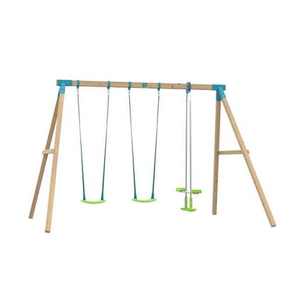 Portique 2 balançoires ANTHÉMIS bois H243cm