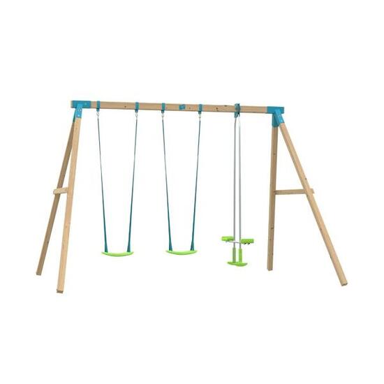 Portique 2 balançoires ANTHÉMIS bois H243cm