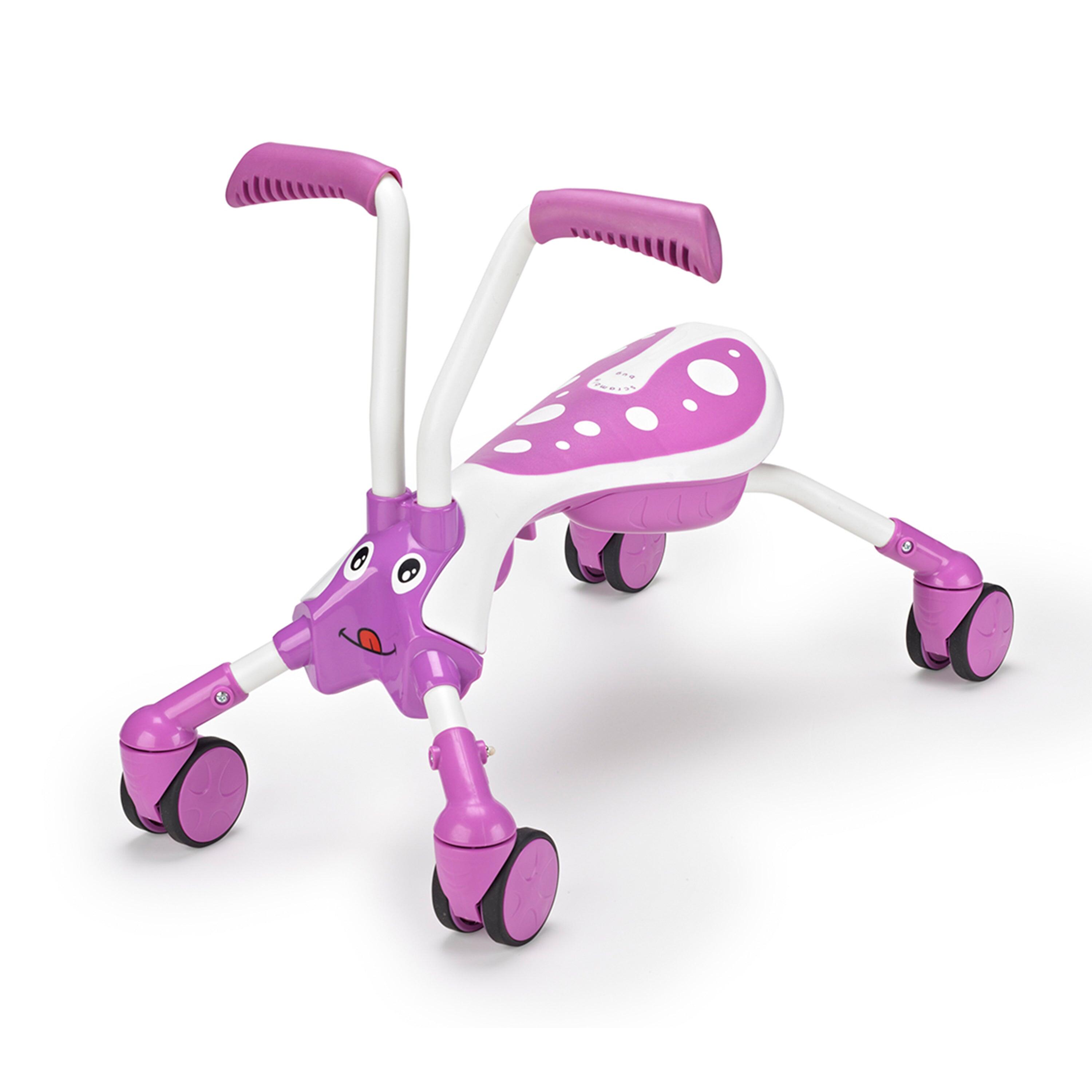 TP TOYS Zusammenklappbare Kindertrage 4 Räder SCRAMBLEBUG BUBBLEGUM Rose