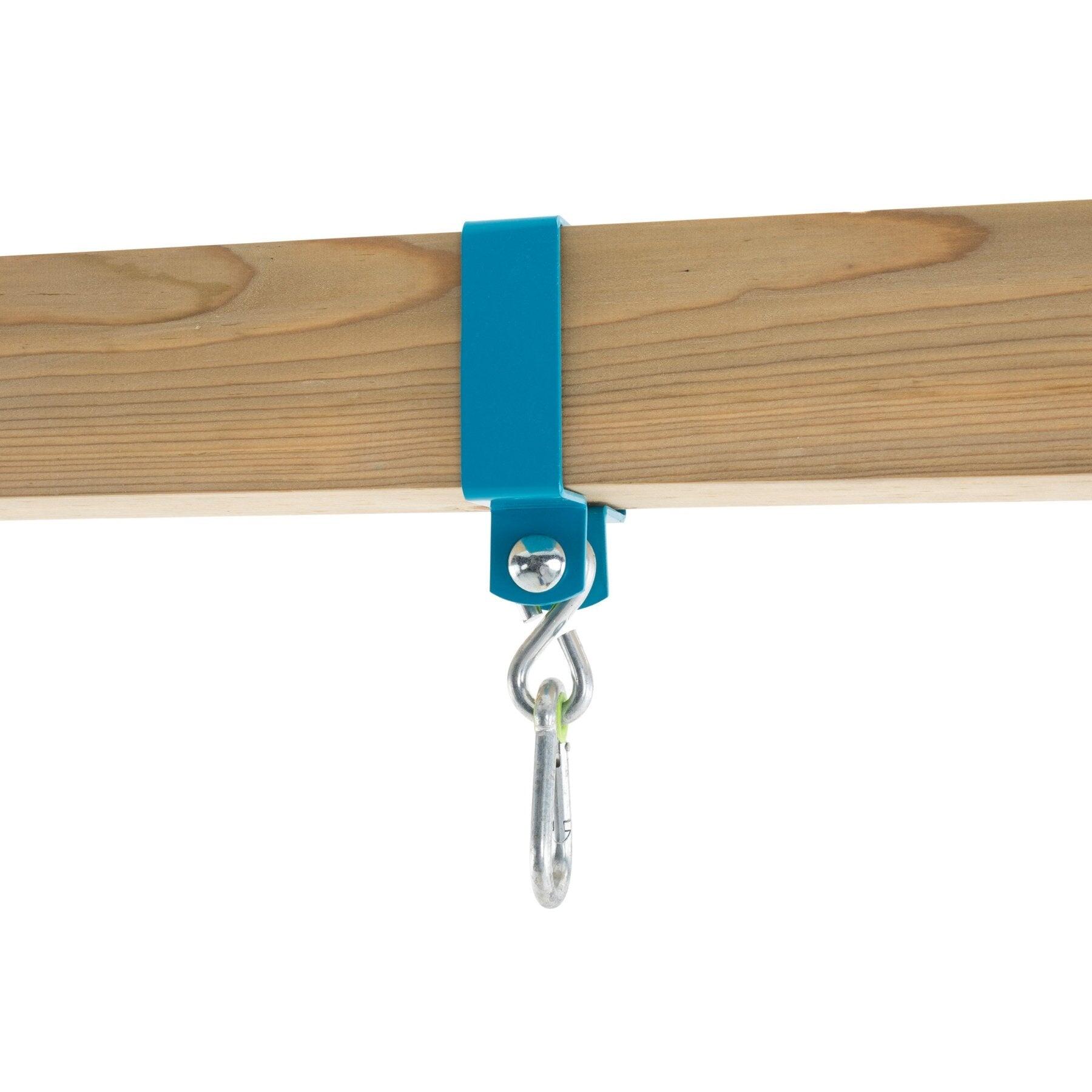 Portique balançoire nid AMARANTE bois H243cm 4/5