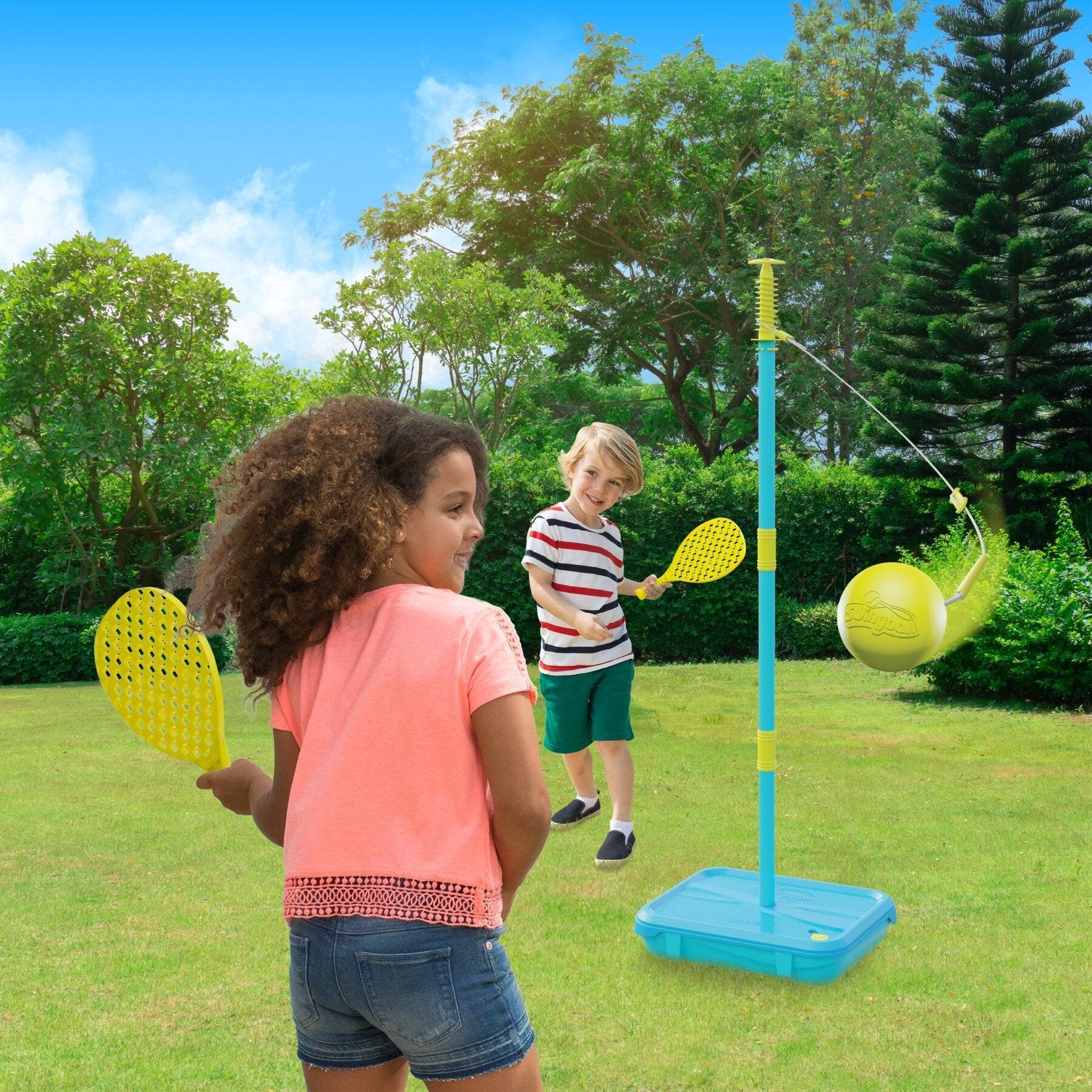 Swingball 3-in-1 Spiele-Set für alle Oberflächen – 1. Altersstufe  Blau 5/6