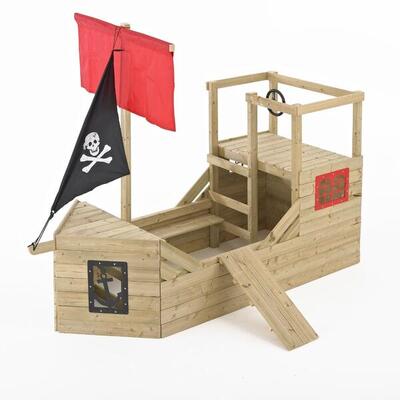 Hütte Piratenschiff GALLEON Braun FSC®