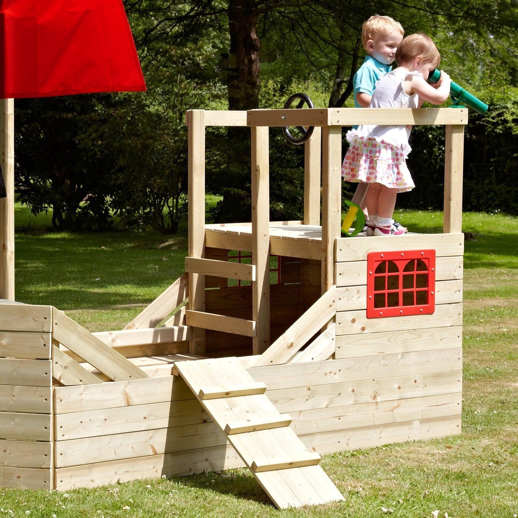 Cabane bateau pirate GALLEON bois FSC® 3/5