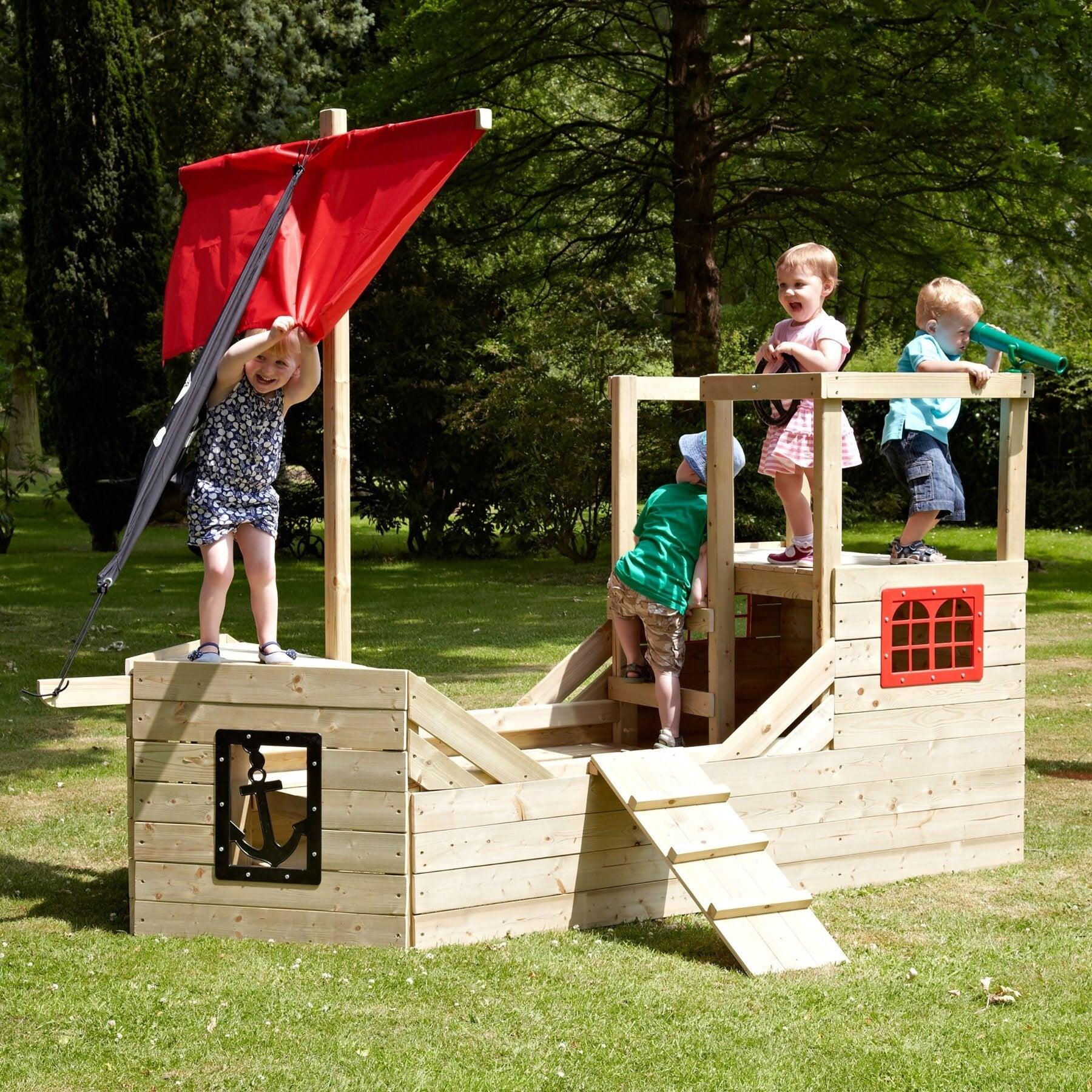 Cabane bateau pirate GALLEON bois FSC® 2/5