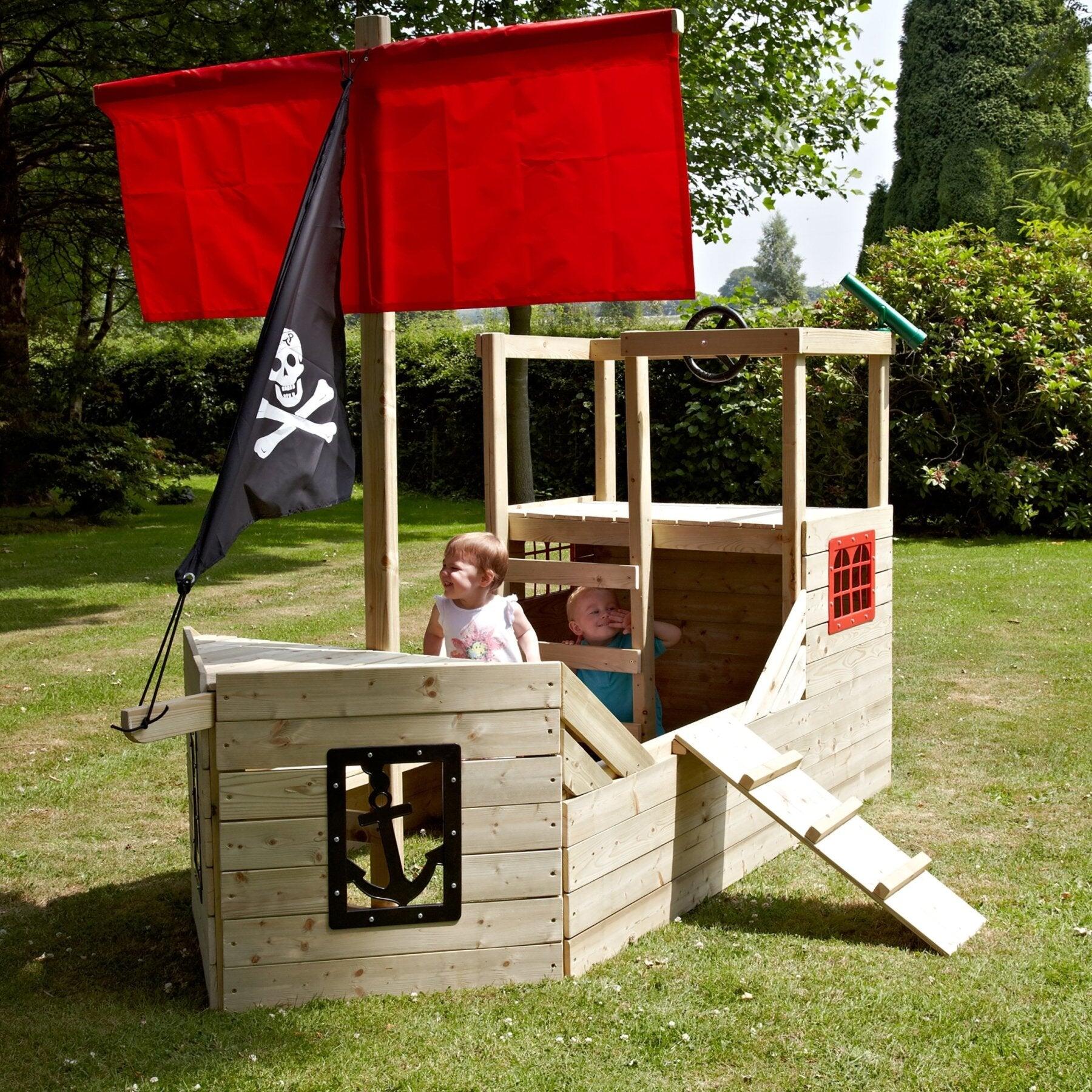 Cabane bateau pirate GALLEON bois FSC® 4/5