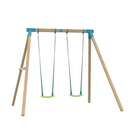 Portique 2 balançoires ACACIA bois H243cm