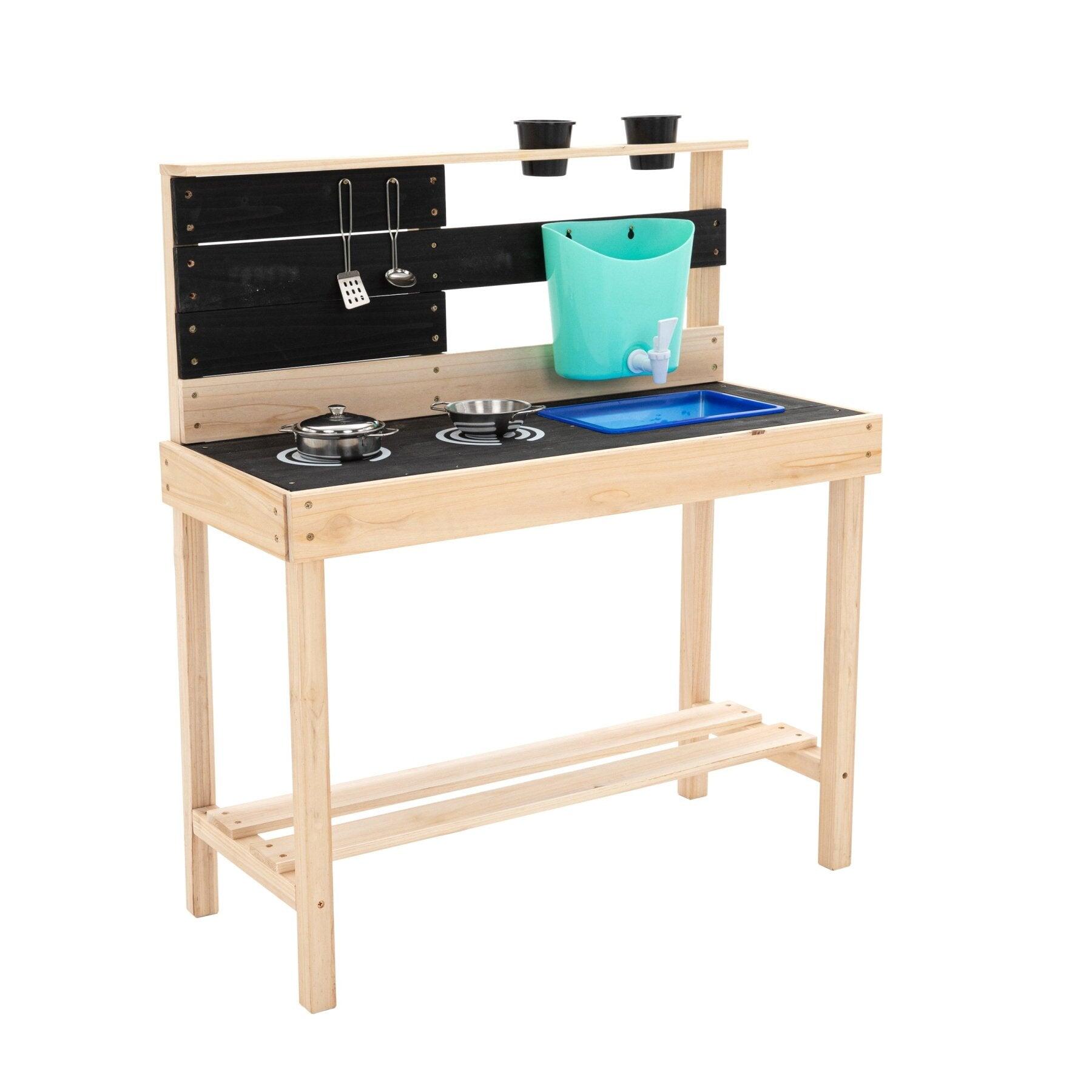 TP Little Chef Wooden Mud Kitchen - FSC® certified | Decathlon