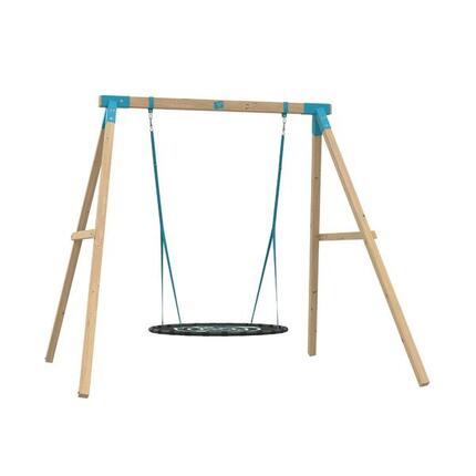 Portique balançoire nid AMARANTE bois H243cm