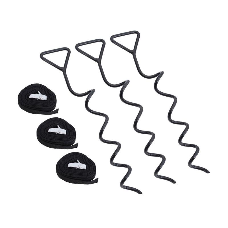 Kit d'ancrage pour trampoline rectangulaire INFINITY Métal