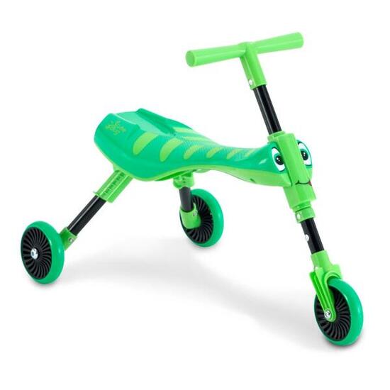 Zusammenklappbares Kinderdreirad mit 3 Rädern SCUTTLEBUG GRASSHOPPER Grün