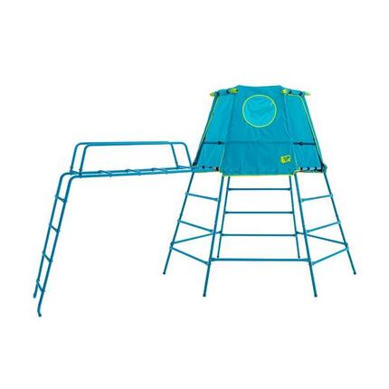 Evolutiver Spielplatz Affenbrücke EXPLORER TOUR Blau H201cm