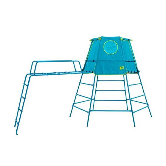 Evolutiver Spielplatz Affenbrücke EXPLORER TOUR Blau H201cm