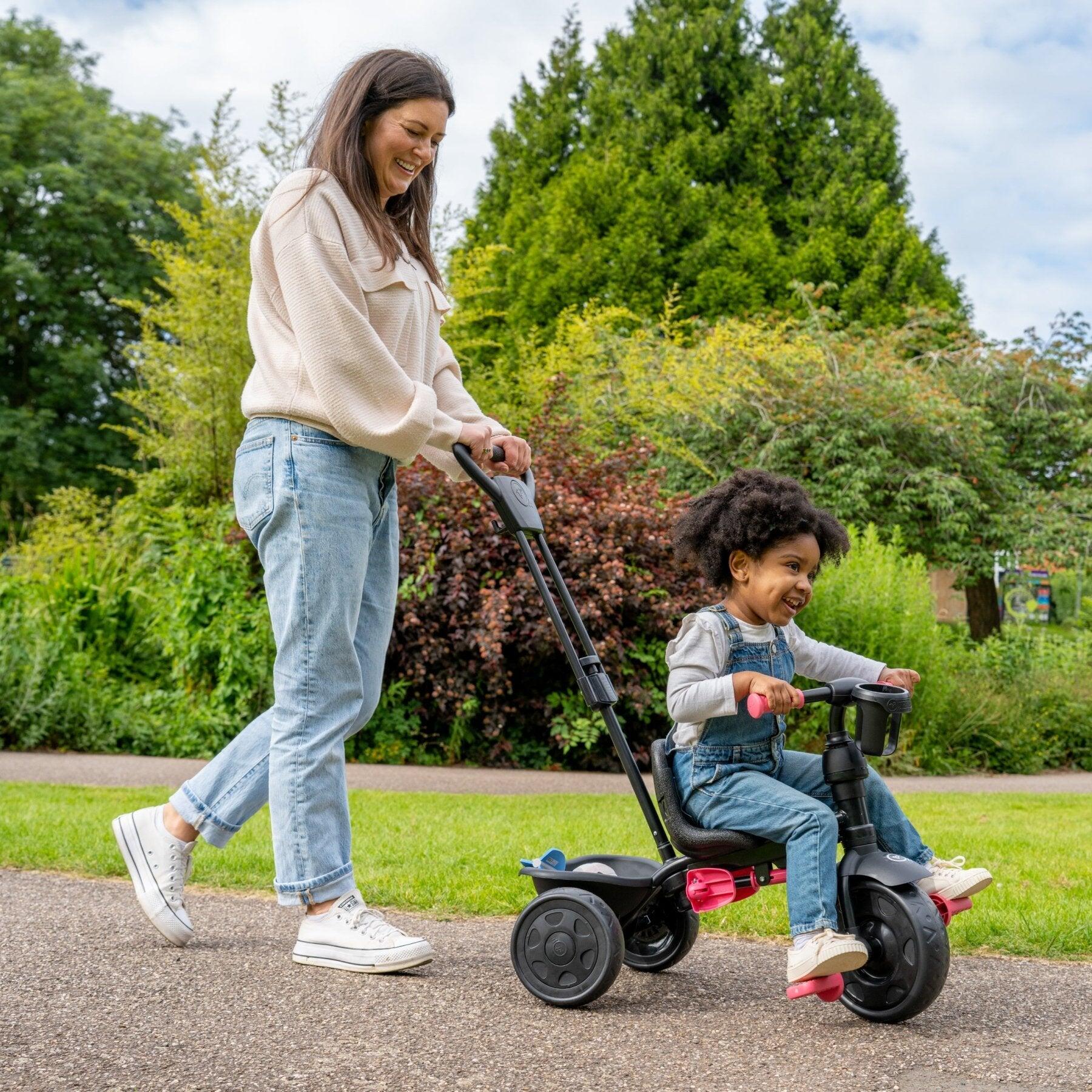 Tricycle enfant évolutif 4 en 1 DELUXE métal 3/5