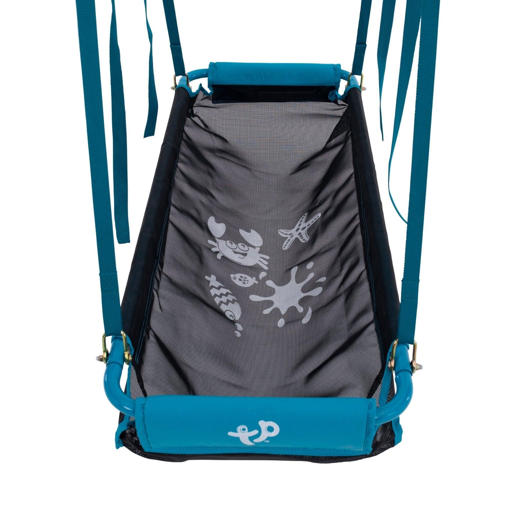 Bateau pirate avec collier pour portique bois rond  métal D10cm 3/5