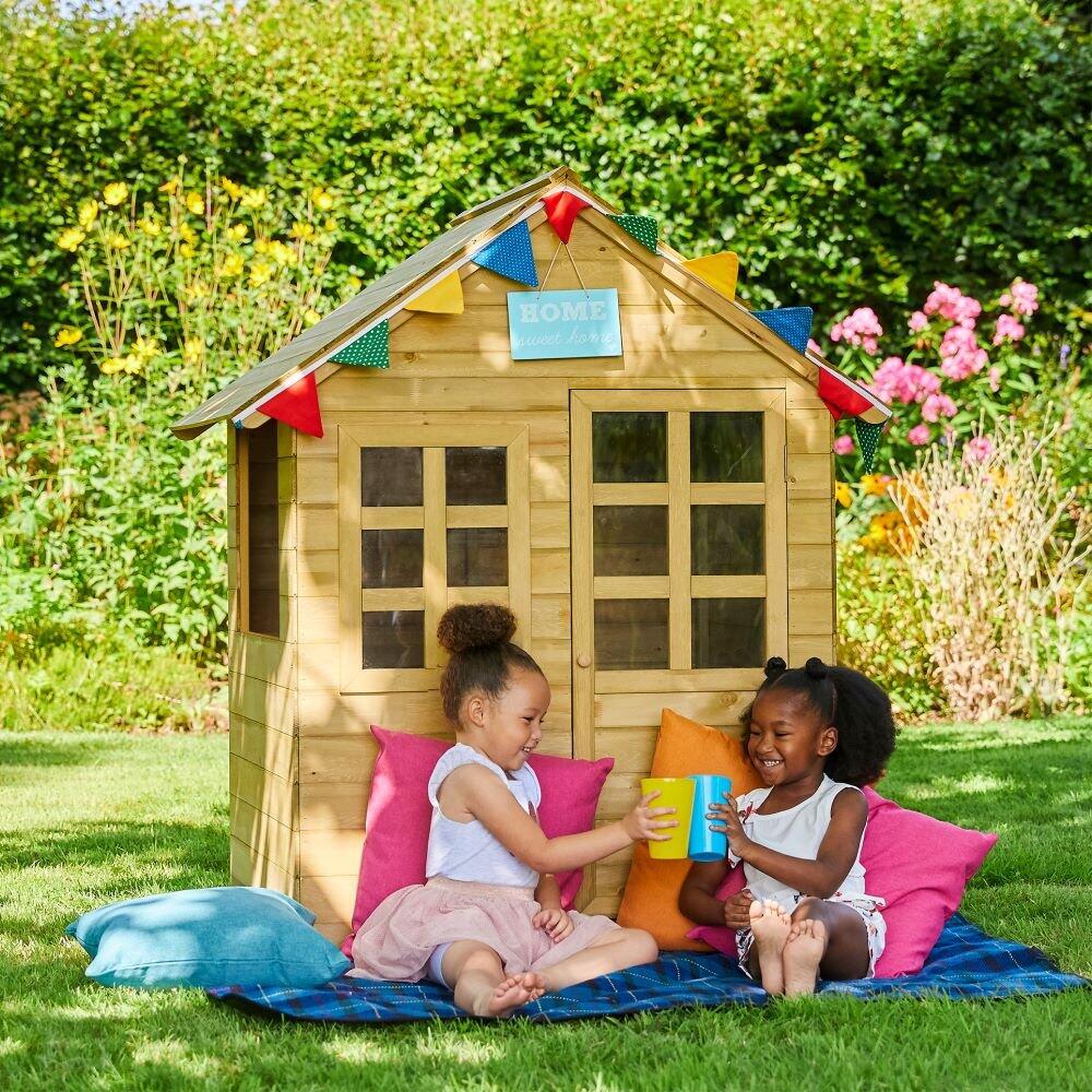 Kinderspielhaus ROMARIN Braun FSC® 2/5