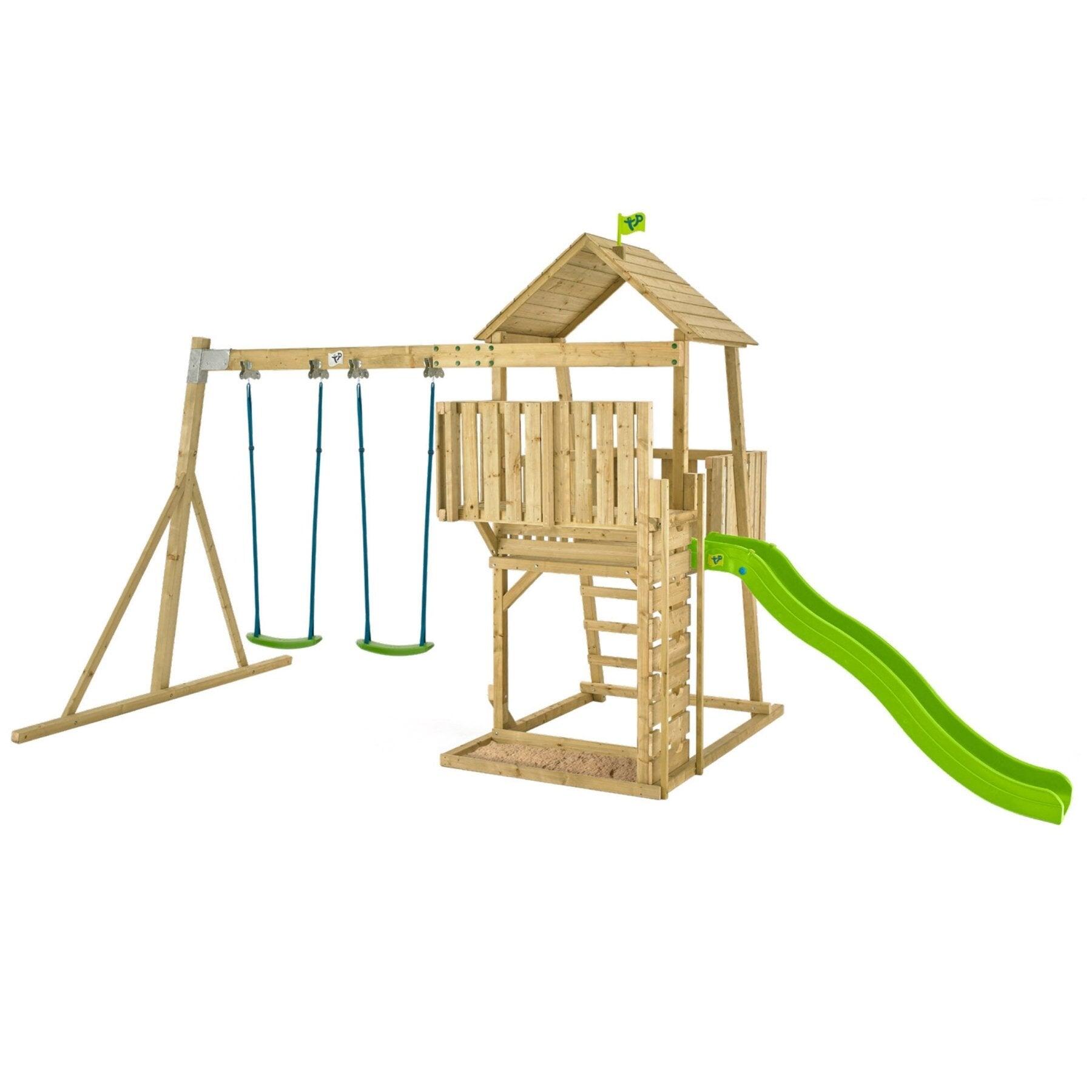 Spielanlage mit Schaukelgestell KINGSWOOD Braun FSC® 1/4