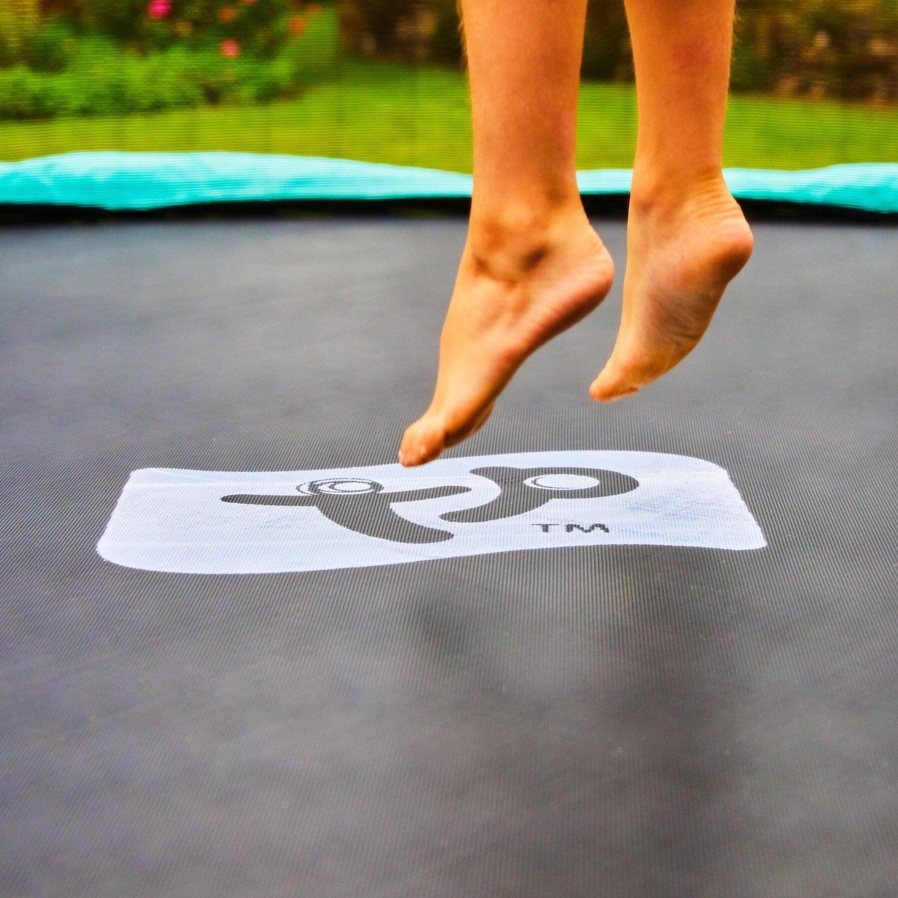 Ronde trampoline met iglo-opening  zwart D360cm 5/5