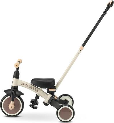 Qplay Stager Tricycle 3-en-1 - Pliable - Marron