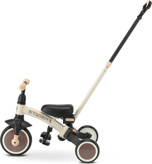 Qplay Stager Tricycle 3-en-1 - Pliable - Marron
