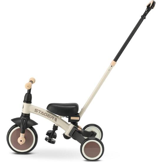 Rowerek trójkołowiec składany dla dzieci Qplay Stager - Brązowy