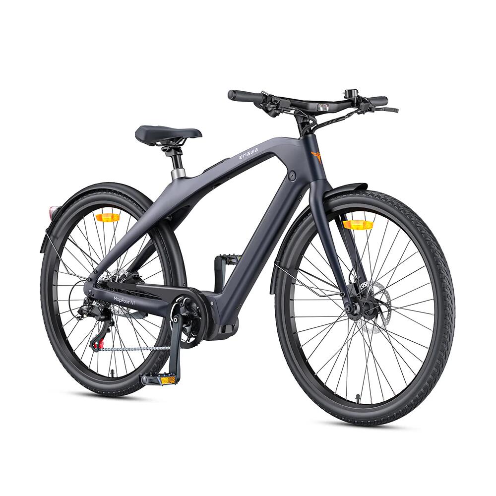 Rower elektryczny Engwe N1 PRO z włókna węglowego 250 W, silnik środkowy