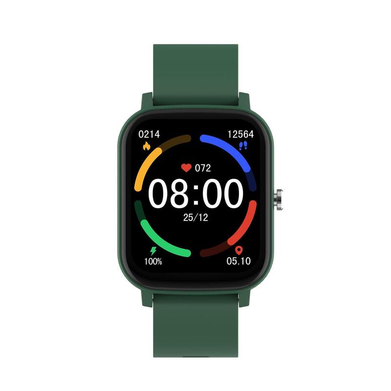 ABYX Fit Nemo – Montre Connectée Multisport avec Appels Bluetooth – Verte