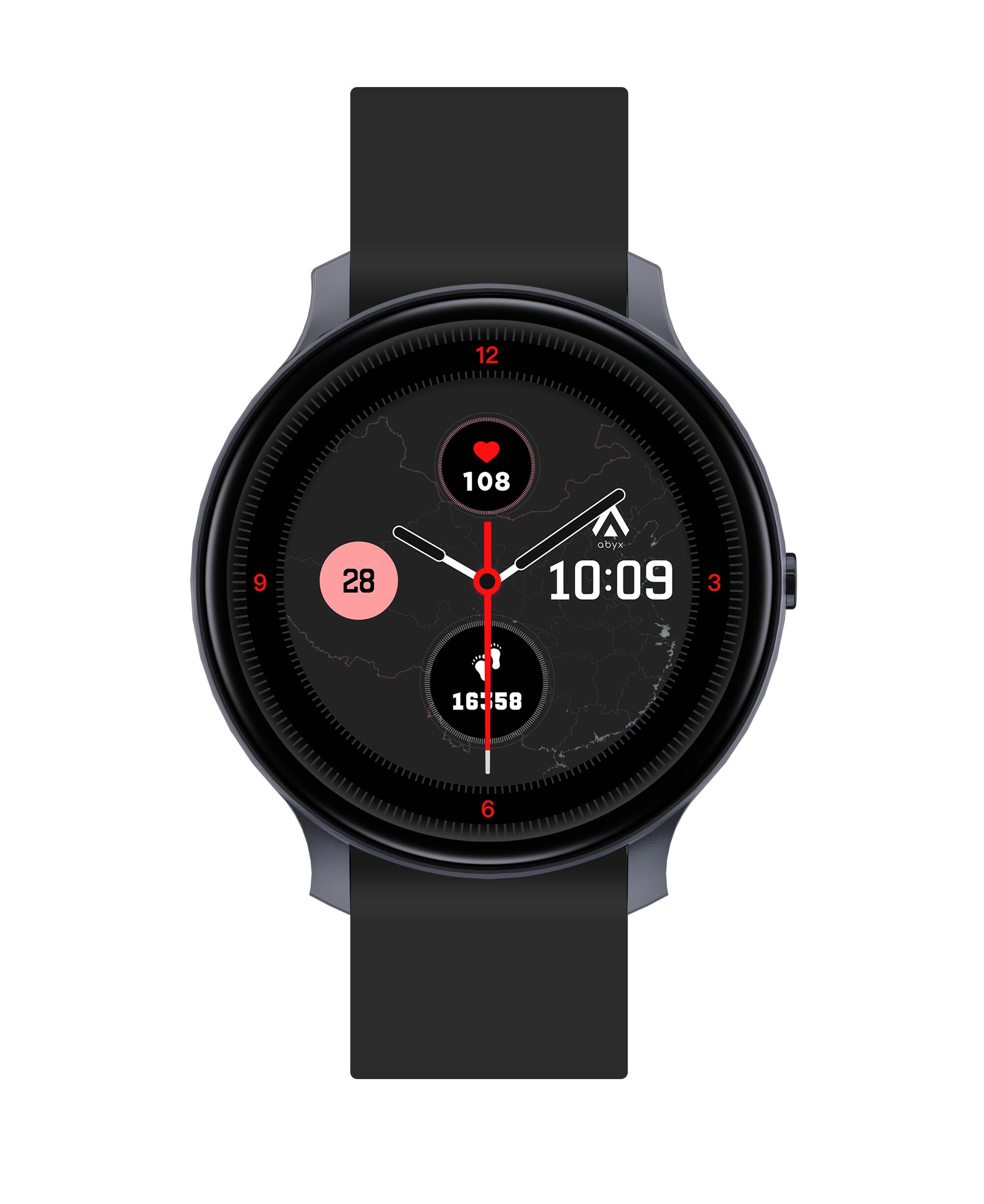 ABYX Fit Light HD – Smartwatch Multisportowy z rozmowami Bluetooth – Czarny 5/6