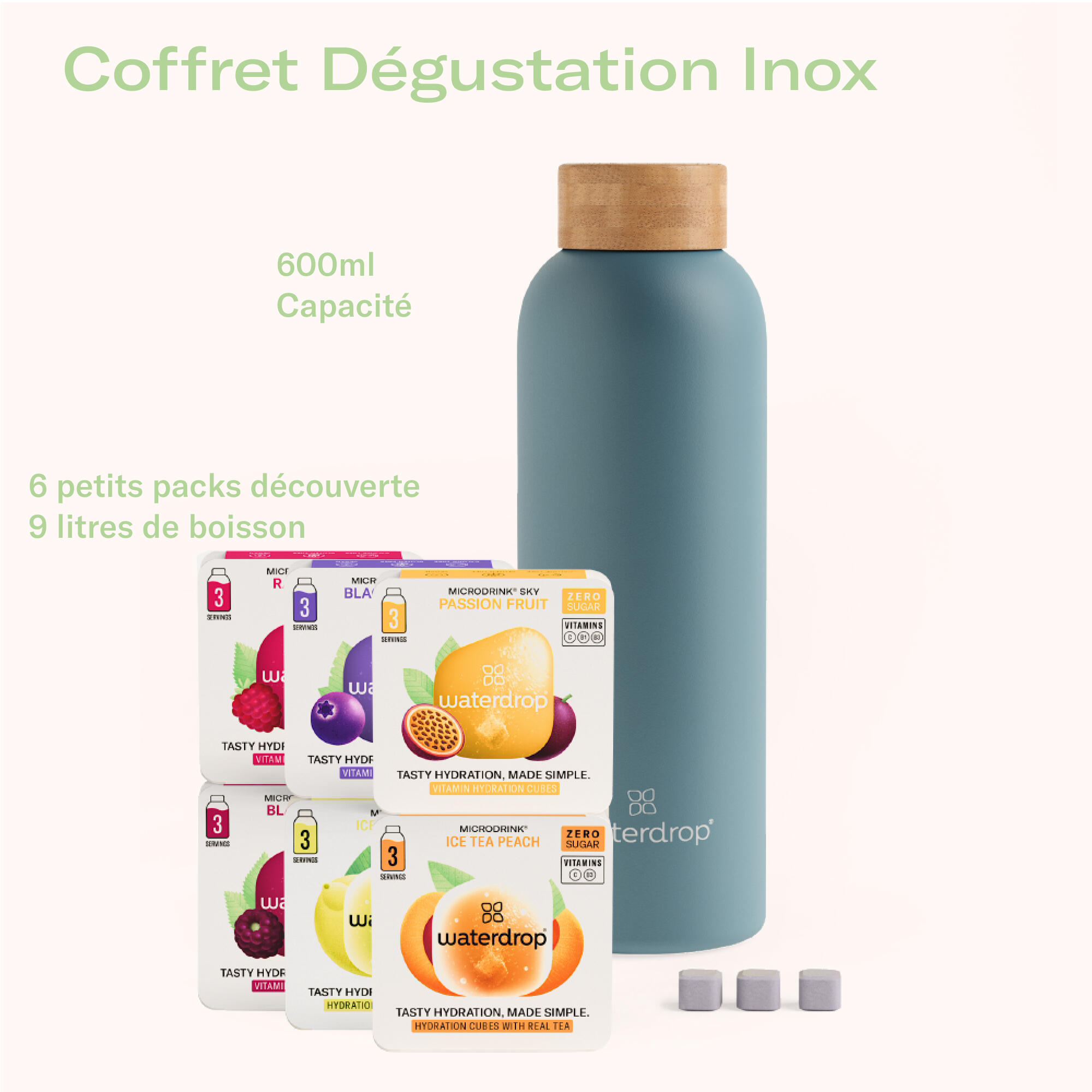 waterdrop Coffret Dégustation Inox 2/7