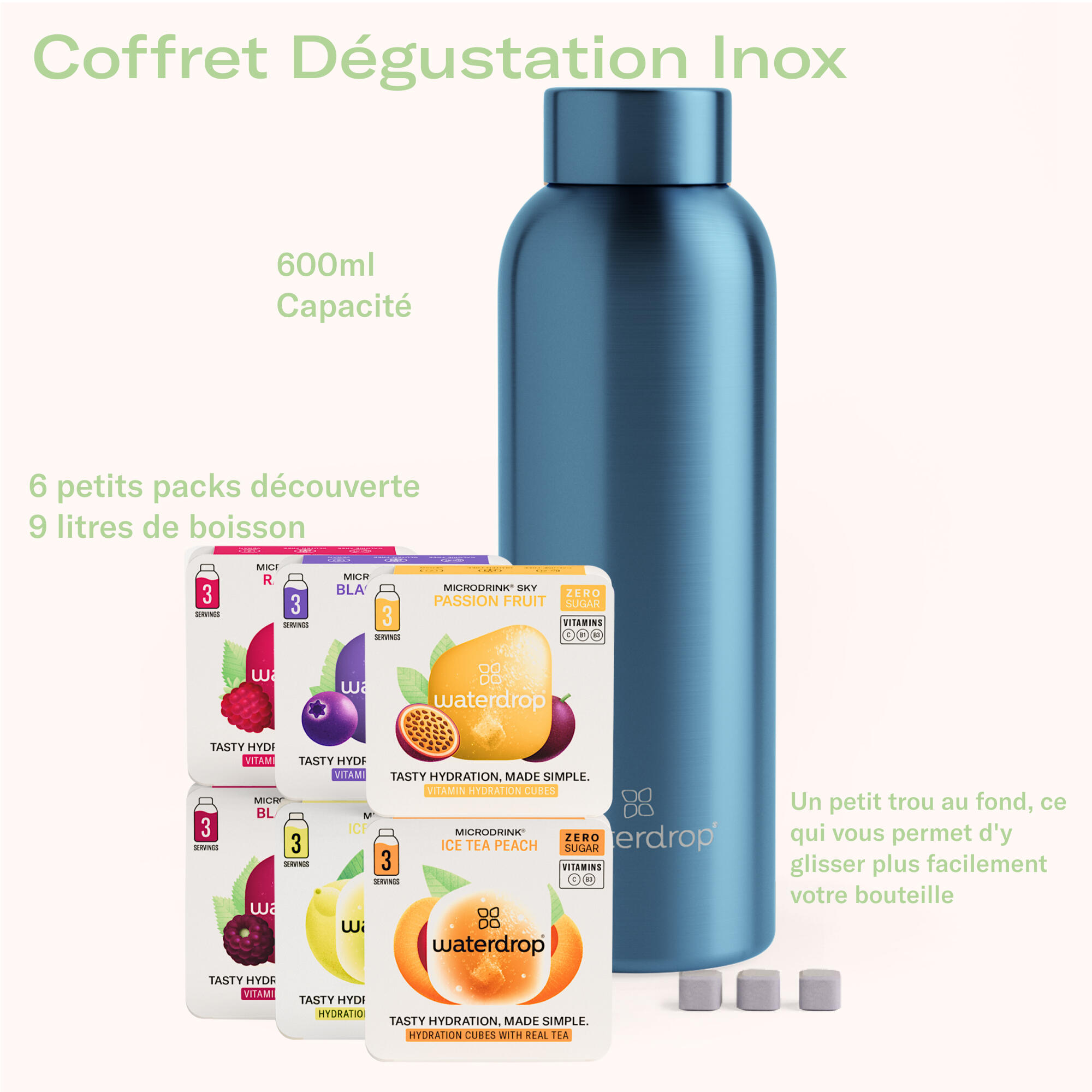 waterdrop Coffret Dégustation Inox 2/7